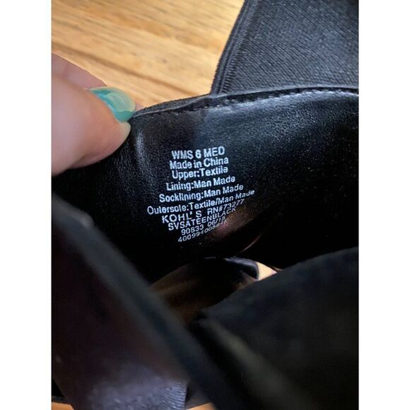 Simply Vera Vera Wang women's Black Open Toe Slingback Heels size 6 - Picture 10 of 10